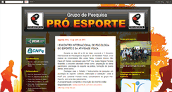 Desktop Screenshot of proesporteuem.blogspot.com