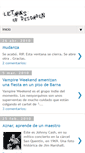 Mobile Screenshot of letrasendesorden.blogspot.com