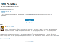 Tablet Screenshot of musicproductionguide.blogspot.com