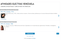 Tablet Screenshot of afinidadeselectivasven.blogspot.com