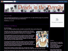 Tablet Screenshot of pearlsintheeternity.blogspot.com