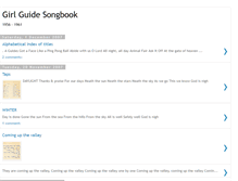 Tablet Screenshot of hedgehog-songbook.blogspot.com