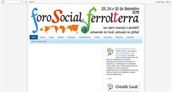 Desktop Screenshot of forosocialdeferrolterra.blogspot.com