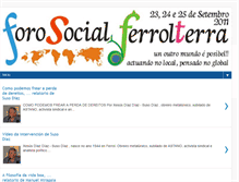 Tablet Screenshot of forosocialdeferrolterra.blogspot.com