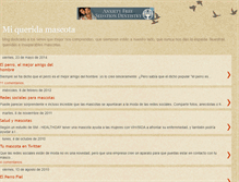 Tablet Screenshot of miqueridamascota.blogspot.com