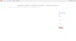 Desktop Screenshot of amberridge.blogspot.com