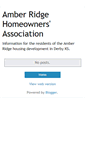Mobile Screenshot of amberridge.blogspot.com