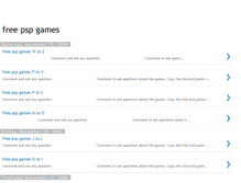 Tablet Screenshot of freepspgamess.blogspot.com