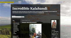 Desktop Screenshot of incrediblekalahandi.blogspot.com