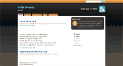 Desktop Screenshot of india-tweets.blogspot.com