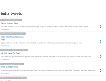 Tablet Screenshot of india-tweets.blogspot.com