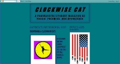 Desktop Screenshot of clockwisecat.blogspot.com