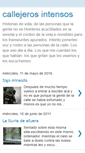 Mobile Screenshot of callejerosintensos.blogspot.com