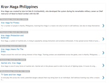 Tablet Screenshot of kravmagaphilippines.blogspot.com