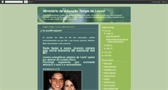 Desktop Screenshot of ministeriotempodelouvor.blogspot.com