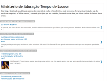Tablet Screenshot of ministeriotempodelouvor.blogspot.com
