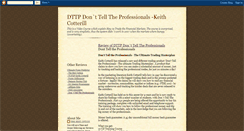 Desktop Screenshot of dttp-dont-tell-the-professionals.blogspot.com