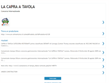 Tablet Screenshot of capraatavola.blogspot.com