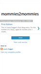 Mobile Screenshot of mommies2mommies.blogspot.com