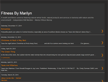 Tablet Screenshot of fitnessbymarilyn.blogspot.com