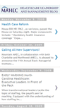 Mobile Screenshot of healthcareleadershipblog.blogspot.com