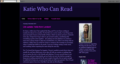 Desktop Screenshot of katiesbookblog.blogspot.com