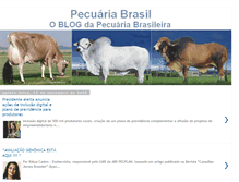 Tablet Screenshot of pecuariabrasil.blogspot.com