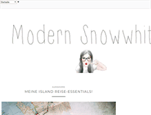 Tablet Screenshot of modernsnowwhite.blogspot.com