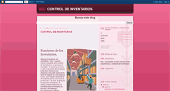 Desktop Screenshot of controldeinventario.blogspot.com