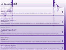 Tablet Screenshot of lebec11-ce1ce2.blogspot.com