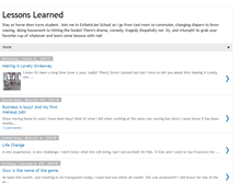 Tablet Screenshot of amanda-lessonslearned.blogspot.com