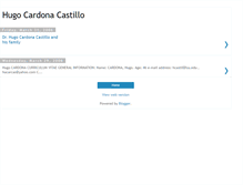 Tablet Screenshot of hugocardona.blogspot.com