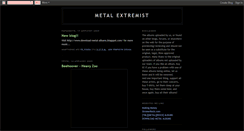 Desktop Screenshot of metalextremist.blogspot.com