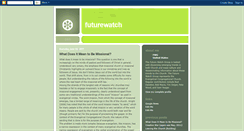 Desktop Screenshot of futurewatchgroup.blogspot.com