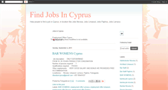 Desktop Screenshot of findjobsincyprus.blogspot.com