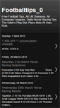 Mobile Screenshot of footballtips0.blogspot.com