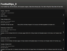 Tablet Screenshot of footballtips0.blogspot.com