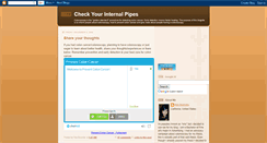 Desktop Screenshot of checkyourinternalpipes.blogspot.com