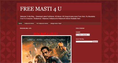 Desktop Screenshot of freemasti4u.blogspot.com