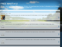 Tablet Screenshot of freemasti4u.blogspot.com