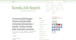 Desktop Screenshot of keralajobsearch.blogspot.com