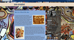 Desktop Screenshot of n0n-pr0phet.blogspot.com