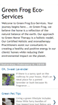 Mobile Screenshot of greenfrogecoservices.blogspot.com