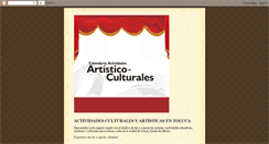 Desktop Screenshot of culturatoluca.blogspot.com