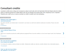 Tablet Screenshot of consultant-credite.blogspot.com