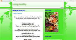 Desktop Screenshot of healthylifestlyes.blogspot.com