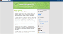 Desktop Screenshot of ganodermacoffeedirect.blogspot.com
