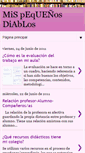 Mobile Screenshot of mispequenosdiablos.blogspot.com