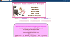 Desktop Screenshot of detallesdeliciosos.blogspot.com