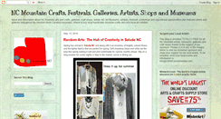 Desktop Screenshot of northcarolinaartists.blogspot.com